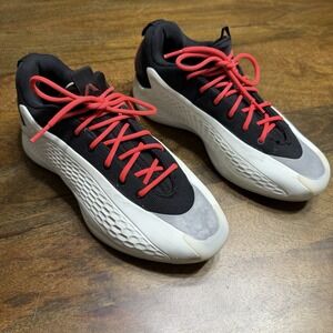 Adidas AE 1 Anthony Edwards LOW White Black Red 'Stormtrooper' (JQ6140) size 9.5